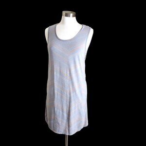 Marmot Womens Midi Dress Size Small Hazy Afternoon Chevron Estel Sleeveless Knit